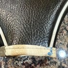 Vintage Bancroft Black And White Faux Leather  Tennis Racquet Cover #2 — photo 5