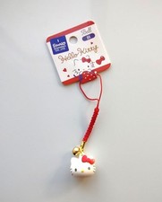 NWT Sanrio HELLO KITTY / GUDETAMA Mini Charm with Bell Phone Strap / Keychain
