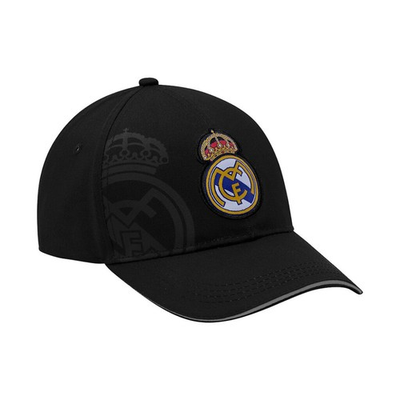 #ad #ad Real Madrid Black Club Crest Adjustable Hat Officially Licensed With Embroidery $33.95