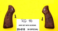 Rg Rohm 40 In 38 Special Revolver Parts Factory Grips With Screws 25-618