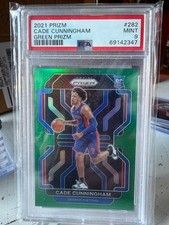 2021-22 Panini Prizm - Cade Cunningham #282 Green Prizm (RC)