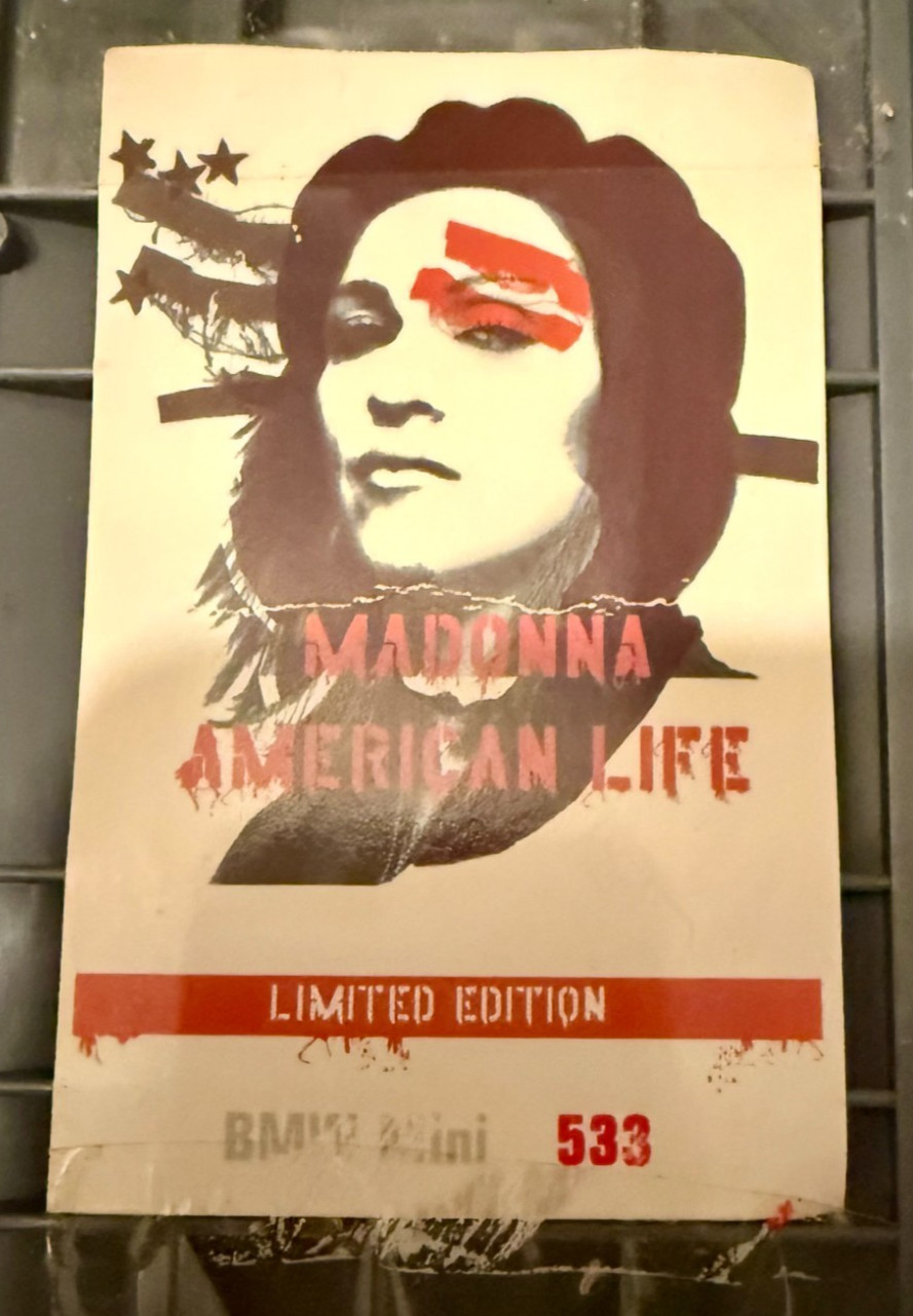 Madonna American Life Era – Corgi Mini Cooper Black Limited Edition Boxed