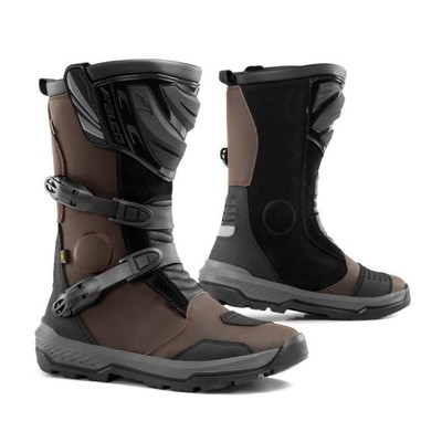 Falco Mixto 5 Adventure Motorcycle Boots Waterproof Brown