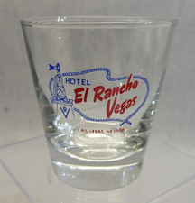 El Rancho Vegas Casino Las Vegas Nevada Drinking Glass Jigger