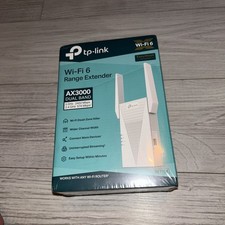 TP-Link RE715X AX3000 Mesh WiFi6 Wireless Extender Factory Sealed