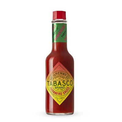 Habanero Hot Sauce, Spicy Jamaican-Style, Glass Bottle, 5 Fl Oz, Great for Wings