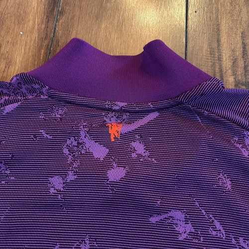 Camiseta de fútbol Adidas 2020 Manchester United Ultimate Training talla grande púrpura - Imagen 8 de 8