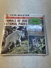 VINTAGE 1977 GAF ANIMALS OF OUR NATIONAL PARKS VIEW-MASTER 3 REEL SET SEALED NEW