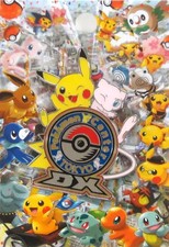 Pokemon Center Tokyo DX Pikachu & Mew Logo Pins Badge Set 55x40mm Rare