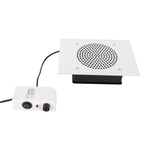 110V White Table Embedded Nail Vacuum Cleaner Desktop Nail Dust Collector