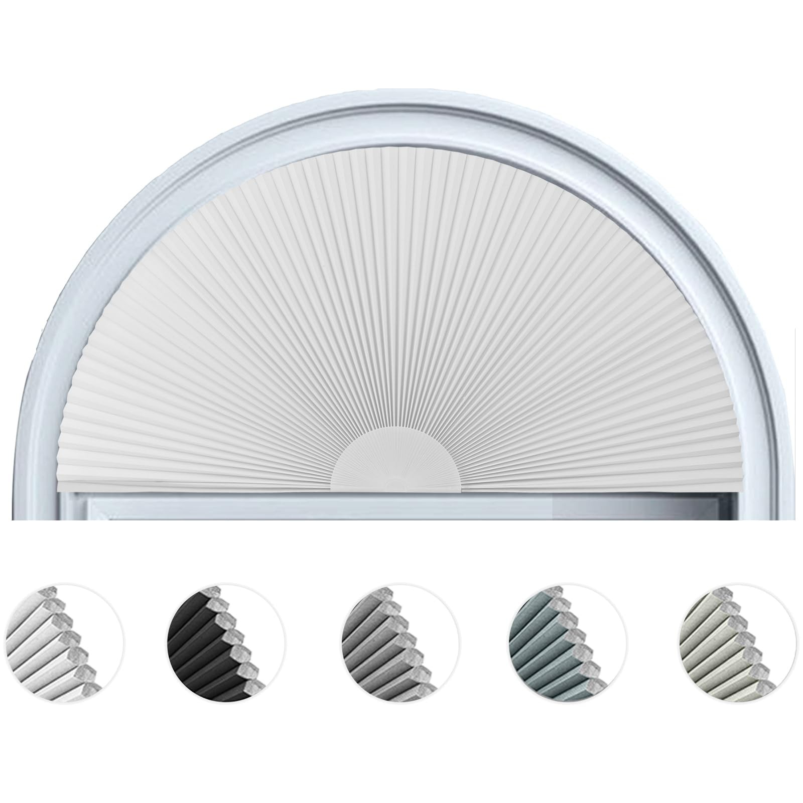 Half Circle Moon Window Covering N...