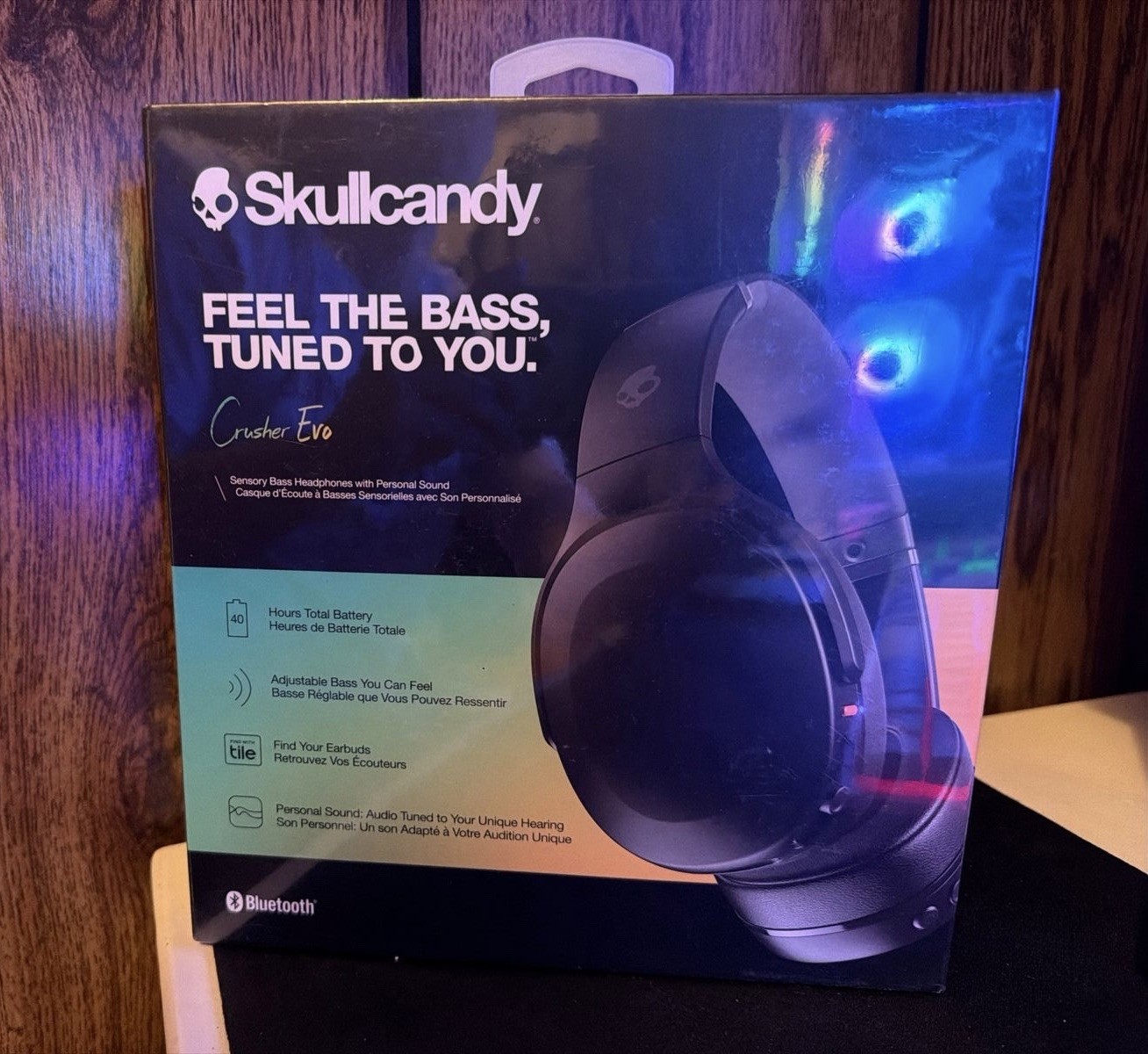 Skullcandy Crusher EVO Bluetooth Headphones True Black