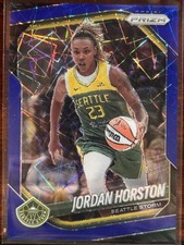2025 Panini Prizm WNBA Jordan Horston Blue Prizm #37 Seattle Storm