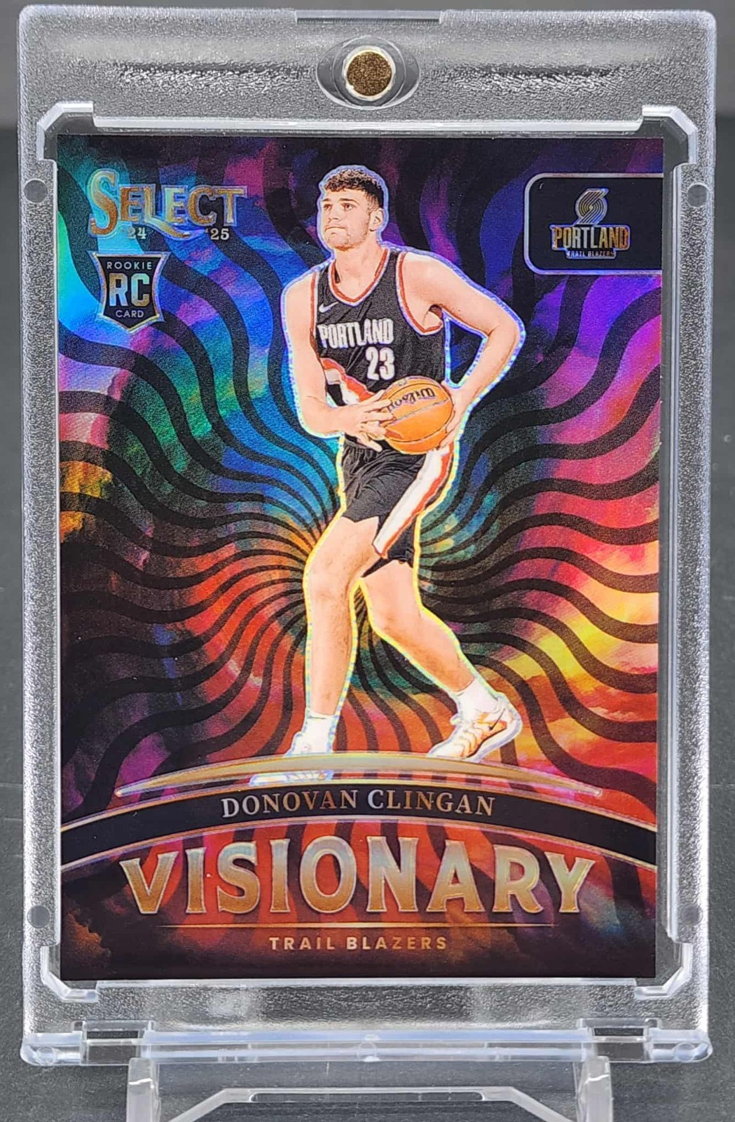2024-25 Panini Select Donovan Clingan #12 Visionary Rookie RC Case Hit SSP