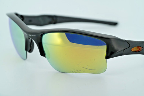 Oakley Flak 12-903 Sunglasses Rectangular Wrap Polarized Lens Performance