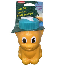 Vintage 1995 Rubbermaid Tiger Sippy Cup Trainer Juice Box 8oz NOS USA