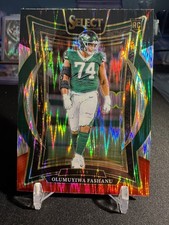 2024 Panini Select - Concourse Olumuyiwa Fashanu #66 Black & Red Shock Prizm...