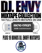 DJ. Envy Rare Mixtape Collection (183 Full Length Projects) on Dual USB