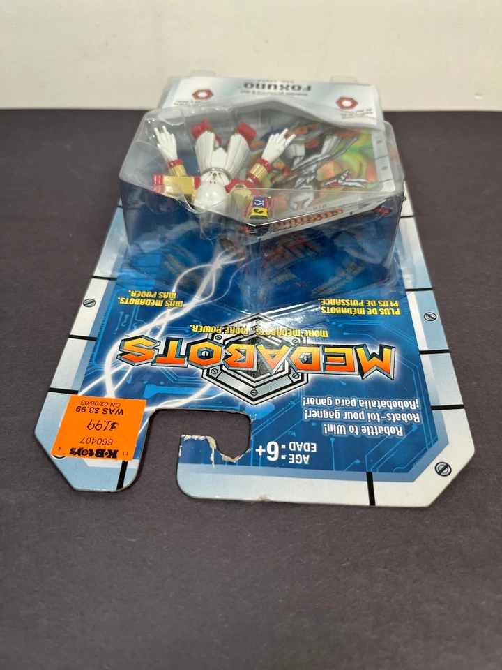 Figura de acción Medabots FOXUNO KTN-11914 Anime Robot 2,5" 2002 Hasbro Foto 4 de 4