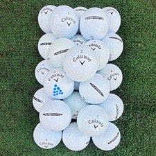 Callaway Supersoft Recycled Golf Balls Lot White Mixed Models 24 count 3A/4A