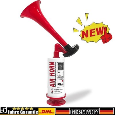 Luftdruck Fanfare Signalhorn Lufthorn Tröten EM Fussball Party Trompete 110 dB