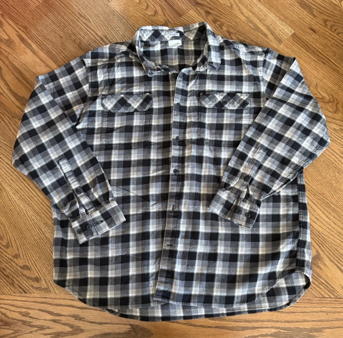 Columbia Hiking Travel Camping Button Down Flannel Shirt Top Men's Size XXL #233