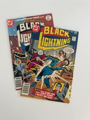 Black Lightning #2 3 - Black Lightning DC Comics 1977 - Lot of 2
