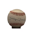 Mickey Mantle Autographed Official American League Baseball New York Yankees JSA