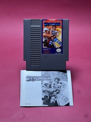 Strider (Nintendo, NES) Authentic Cart & Manual Only