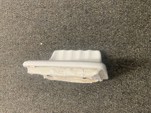 Vintage Ceramic White Bathroom Shower Soap Dish Inset - Picture 6 of 8