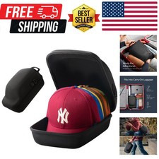 Hard Hat Travel Case   Storage for Baseball Caps with Carrying Handle and Adj...