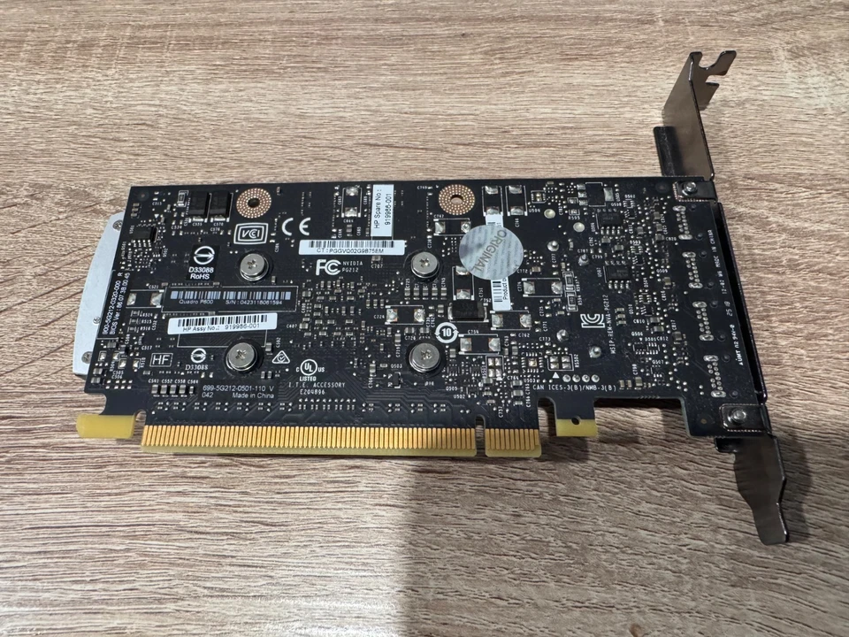 Nvidia Quadro P600 2 GB GDDR5 PCI Express x16 Desktop Video Card Full Height - Image 3 of 4