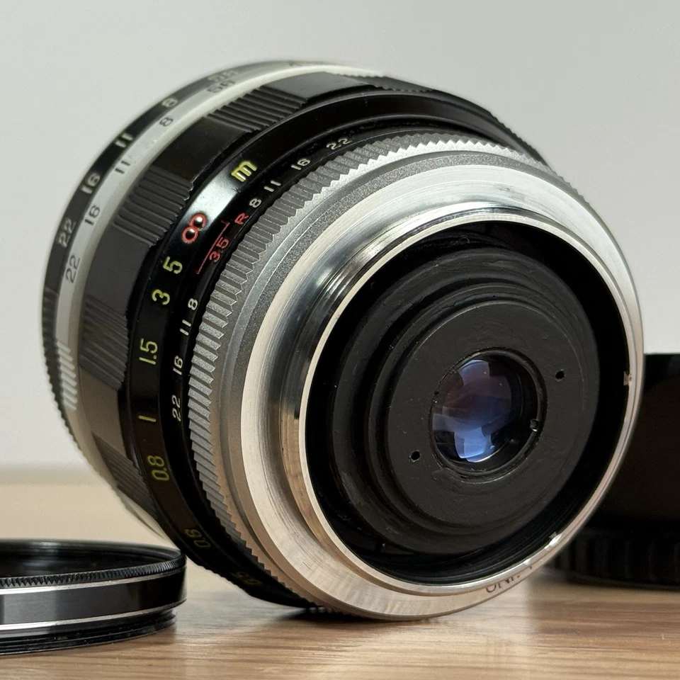 Lente [Exc-] Sankyo Kohki 28 mm f3,5 W-Komura para Pentax M42 Japón G Foto 2 de 4