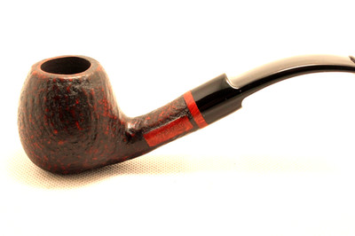 Pfeife Pipe Pipa Design Berlin Structure Colour Half Bent, 9 mm Filter, Neu