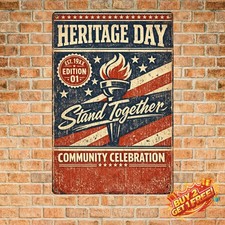 250 Years of Freedom 1776-2026 Tin Sign 250th Anniversary Metal Wall Decor