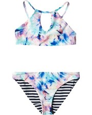 Splendid L109146 Girls Multicolor The Brighter Side Reversible Swim Set Size 10