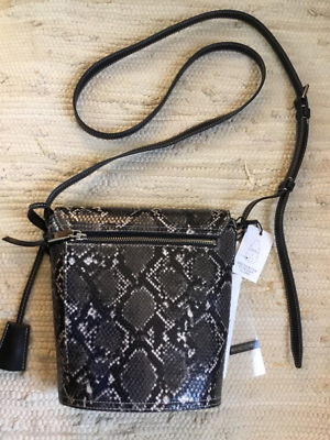 Calvin Klein Snake Skin Lock Bucket Crossbody Bag | eBay display picture 3