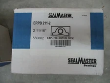 FS SEALMASTER Pillow Block Bearing 2 11/16"    ERPB 211-2  Factory Sealed Box