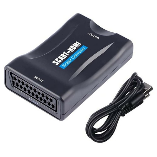 Scart zu auf HDMI Adapter Konverter Wandler AV Scaler Converter 1080P HD TV NEU - Bild 12 von 12