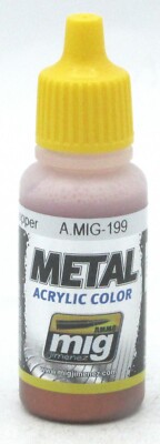 Ammo AMIG-199 Copper (17ml) Acrylic Paint by Mig Jimenez Bright Metal Color