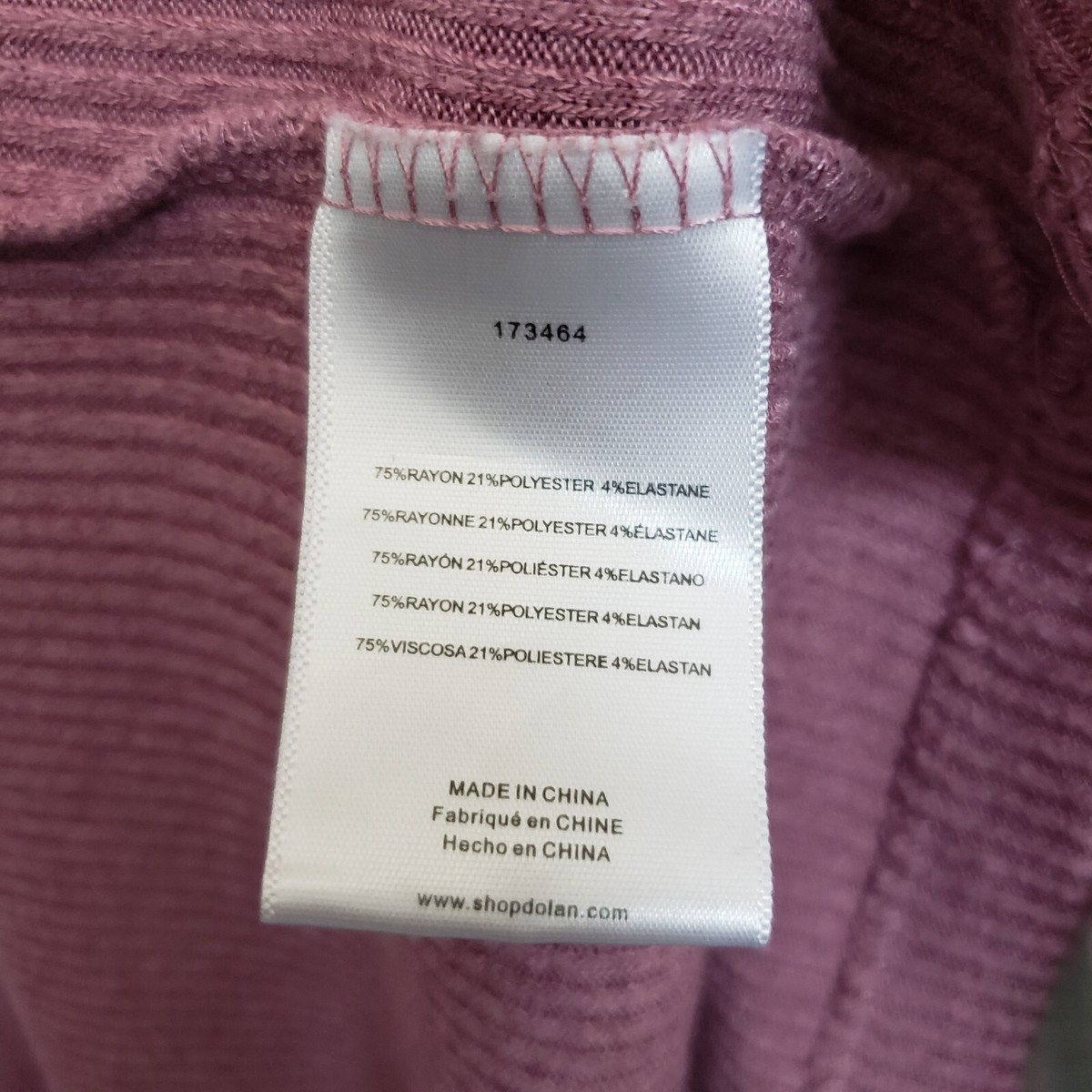 Dolan Left Coast Collection Womens Cardigan Sz XL Purple Ribbed