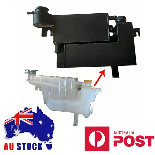 Aluminum Overflow Expansion Tank For Nissan GU Patrol Y61 ZD30 TD42T