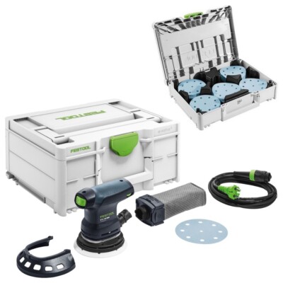 Festool Exzenterschleif ETS 125 REQ-Plus Schleifmittel Systainer³ Granat SYS-STF