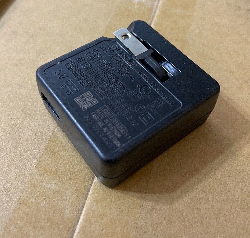 Genuine Sony AC-UB10D 5V AC Power Adapter Charger for CyberShot Handycam
