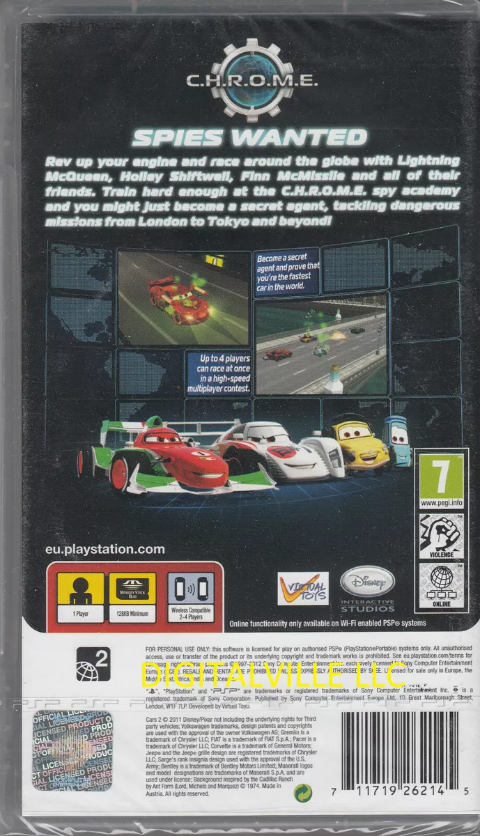 JOGO PSP CARROS 2 - USADO