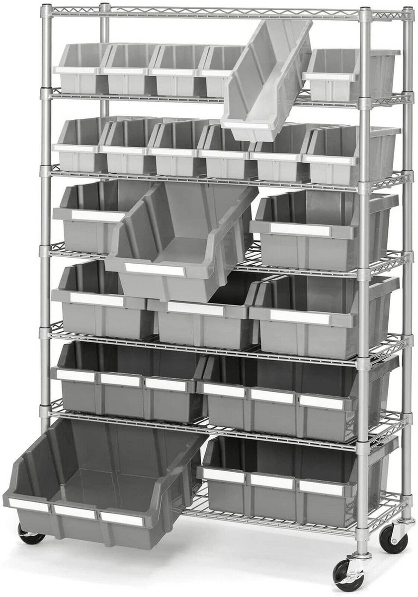 Plastic Storage Bins And Racks