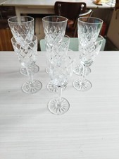 7 Cut Crystal Glasses Baccarat Saint Louis  Other  C10 