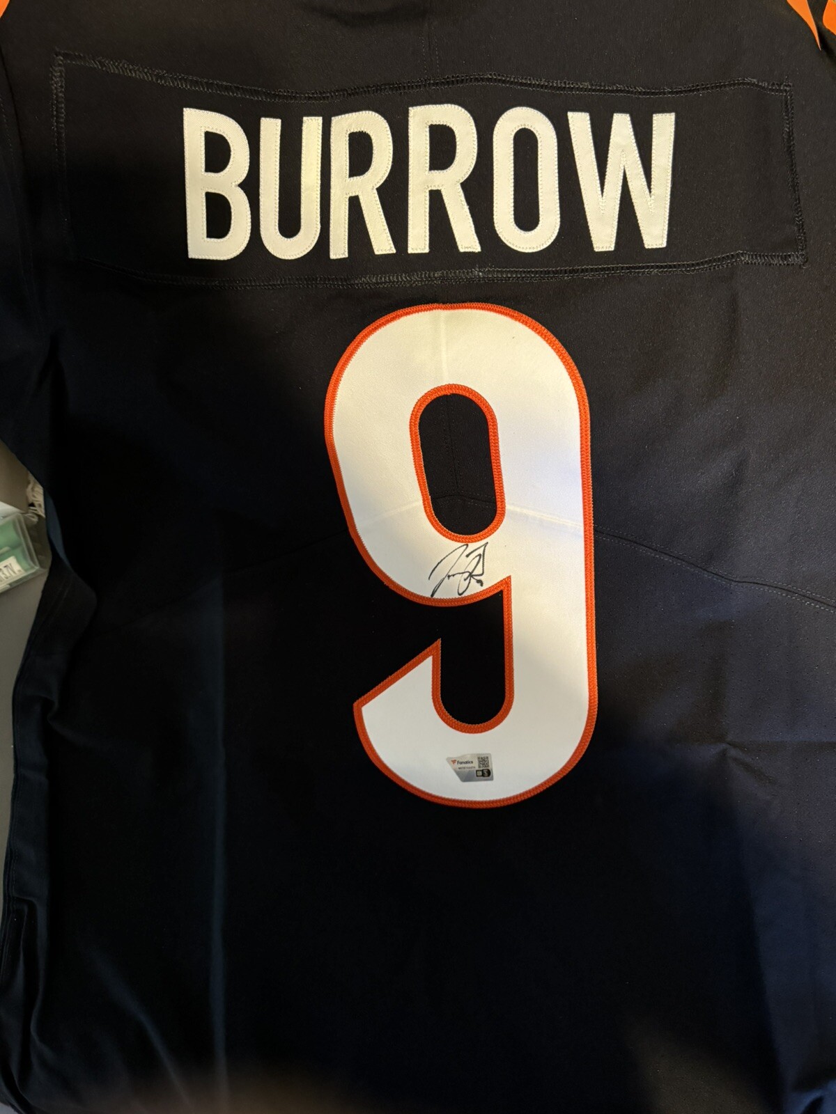 Joe Burrow Autographed Signed Cincinnati Bengals Bengals Black Nike Elite Authentic Jersey Fanatics 