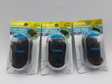 3 packs Conair Color Match Bobby Pins 75ct x 3 in BLACK with Container 55307N