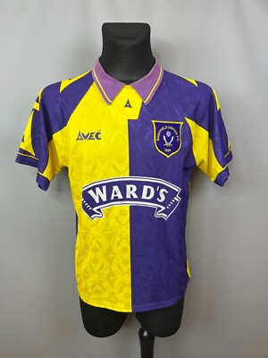SHEFFIELD 1995 1997 AWAY SHIRT FOOTBALL SOCCER JERSEY AVEC